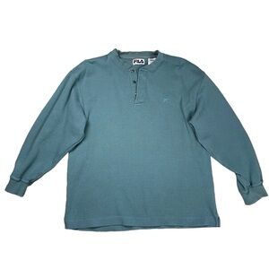 Fila Vintage Oversized Cotton Long Sleeve Sweatshirt